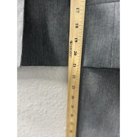 Vintage College‎ Town Gray Plaid Midi Skirt Jacket Academia Belt loops 5/6 & 7/8 - Picture 7 of 15